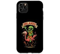 Orlando Alien Riding Flamingo Florida Beach Vacaciones Carcasa para iPhone 11 Pro MAX