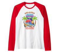 Orlando Family Vacation 2026 Cita Divertida de Recuerdo Camiseta Manga Raglan