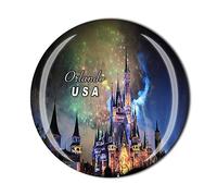 Orlando Florida USA Imán de nevera recuerdo de regalo de decoración magnética colección de pegatinas