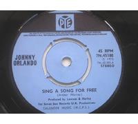 Orlando, Johnny Sing A Song For Free 7" Pye 7N45180 EX 1972