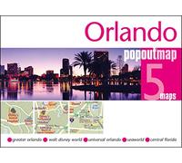 Orlando Popout Map: Handy pocket size pop up map of Orlando and Walt Disney World Resort