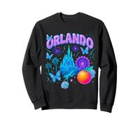 Orlando Retro Bootleg Castillo Horizonte Mariposas Rueda Arte Sudadera