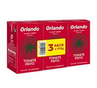 Orlando - Tomate Frito Clásico, Brik De 3 x 212 g - [Pack de 9 x 3]