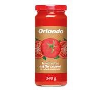 Orlando Tomate Frito Estilo Casero Frasco, Sin Gluten Ni Conservantes, 340g