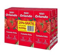 ORLANDO tomate frito Pack 6 Brik x 350g