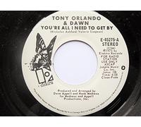 Orlando, Tony & Dawn You're All I Need To Get By 7" Elektra E45275 EX 1977 US pressing, demo