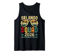 Orlando Vacation Squad 2026 Florida Family Trip Matching Camiseta sin Mangas