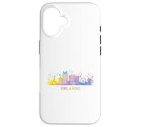 Orlandoan Horizonte Colorido Paisaje Urbano Orlando Carcasa para iPhone 16