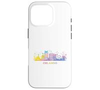 Orlandoan Horizonte Colorido Paisaje Urbano Orlando Carcasa para iPhone 16 Pro