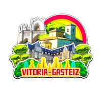 Orlaybar Vitoria Gasteiz - Imán decorativo 3D para nevera, ciudad, viajes, regalos turísticos, artesanía, artesanía, decoración del hogar, 4008