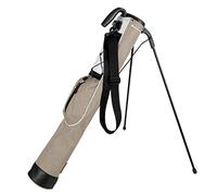 Orlimar Pitch 'n Putt - Bolsa de Transporte Ligera para Golf, a Cuadros, Color marrón Moca