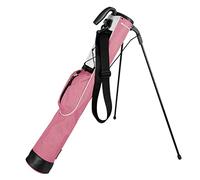 Orlimar Pitch 'n Putt - Bolsa de Transporte Ligera para Golf, Color Rosa Rubor a Cuadros