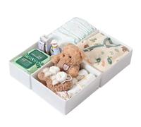 ORLISA Organizador de cajones para ropa compatible con armario PAX, 50 x 58 cm, base resistente, plegable y resistente, juego de 4, color blanco