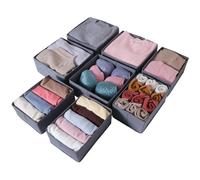 ORLISA PAX100 FileFolding Lote de 8 boîtes de rangement pour armoire Pax - Ajuste parfait - Fond stable - Lavables