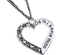 ORLOVA Colgante De Amuleto, Collares Steampunk Personalizados, Collar Collares De Cadena De Corazón Vikingo Colgantes Joyería for Hombres Y Mujeres Moda for Hombres Mujeres Joyería Regalos Cosplay