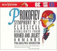 Ormandy Eugene - Prokofiev:Sym 1/Romeo & Juliet