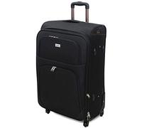 ORMI - Maleta de mano para cabina pequeña, mediana, grande, extra grande, XXL, 4 ruedas Negro Negro M (55x22x38)