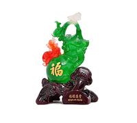 Ornament de Fortuna Ornamentos de Calabaza abrió y se mudó a un Nuevo hogar Wu Lou Regalos de Negocios Feng Shui Sala de Estar Interior Cabina de televisión Decoración de artesanía Fortuna Pendulum