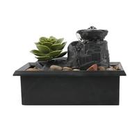 Ornament Desktop Fountain Office Small Fountain Agua circulante Sala de Estar Fengshui Administración de la artesanía