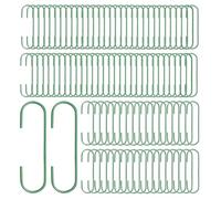 Ornament Hook - Iron, 1,38 x 0,39 in Green Hook Non-Slip Grip | Multi-Functional Secure Hanging, Decoration Holder For Christmas Trees, Dining Rooms, Living Rooms, Bedrooms, Dorms, Apartments, Parties