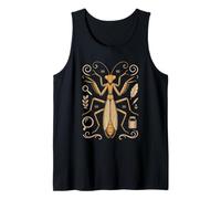 Ornamental Praying Mantis Bug Nature Lover Art Camiseta sin Mangas