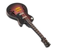 Ornamento de Guitarra en Miniatura, Modelo de Guitarra en Miniatura, Recuerdo para Niños de Madera para Exhibición, Escritorio de Bosswood y Adornos de Estante