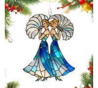Ornamento De La Hermandad Para Las Mujeres | Colgante De Navidad Acrílico 2D Friends | Suministros De Fiesta Decoración 'árbol | Para Acción de Gracias, Otoño, Invierno, Fiestas, Hogar, Habitación