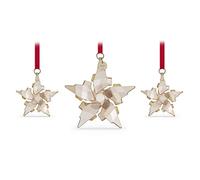 Ornamento de Navidad Festivo Edición Anual 2021 Conjunto de Adornos de Cristal