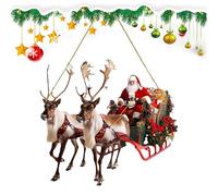 Ornamento De Trineo del Padre | 1 X Árbol De Colgante De Reno | Colgante De Árbol De Decoración De Acrílico 20 X 18,5 Cm | Acrílico 2D para Árbol De Decoración De Trineo De Reno Po