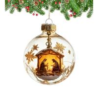 Ornamento Del Presepe Di Natale - Ricordo Da Esposizione Con Scena Da Appendere, Decorazione Per Albero, Parete, Porta, Finestra, Figura Religiosa, Cimelio Religioso Da Collezione | Soggiorno Adulti A