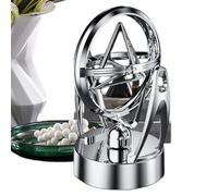 Ornamento magnético para Moto - Modelo cinético, Pista giratoria del Globo Celeste, decoración científica del péndulo de Newton | con la Sala de Estudio 'Home Office Stem Education