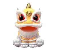 Ornamentos De León Del Tablero De Automóviles: Figura De León Con Energía Solar, Decoración Del Escritorio Lion Shaking Head Solar Power | Decoraciones Chinas, Decoración Del Tablero E Interior Del