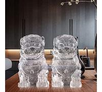 Ornamentos Transparentes Kirin Lucky Feng Shui Prevent Evil Guardian Town House Craft Entrance Entrada Housewarming RETA RECHO DISECTOR