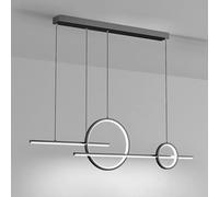 Ornaments Led Light, Creative Kitchen Island Chandelier, Linear Fixture, Hanging Lights for Dining Room Living Restaurant Hotel Statue