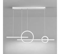 Ornaments Led Light, Creative Kitchen Island Chandelier, Linear Fixture, Hanging Lights for Dining Room Living Restaurant Hotel Statue