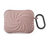 ORNARTO VORTUXE Funda para AirPods Pro 3 - Protección contra Caídas MIL-STD 2X, Funda de Silicona Líquida Premium, con Mosquetón, Estuche Elegante para AirPods Pro 3ª Generación, Avellana