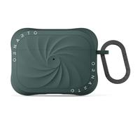 ORNARTO VORTUXE Funda para AirPods Pro 3 - Protección contra Caídas MIL-STD 2X, Funda de Silicona Líquida Premium, con Mosquetón, Estuche Elegante para AirPods Pro 3ª Generación, Verde Pino