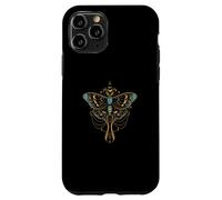 Ornate Boho Butterfly Blue Fantasy Magical Graphic Carcasa para iPhone 11 Pro