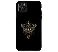 Ornate Boho Butterfly Blue Fantasy Magical Graphic Carcasa para iPhone 11 Pro Max