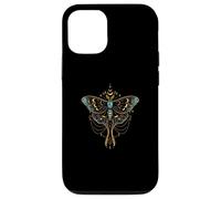 Ornate Boho Butterfly Blue Fantasy Magical Graphic Carcasa para iPhone 12/12 Pro