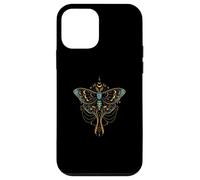Ornate Boho Butterfly Blue Fantasy Magical Graphic Carcasa para iPhone 12 mini