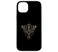Ornate Boho Butterfly Blue Fantasy Magical Graphic Carcasa para iPhone 14 Plus