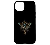 Ornate Boho Butterfly Blue Fantasy Magical Graphic Carcasa para iPhone 15 Plus