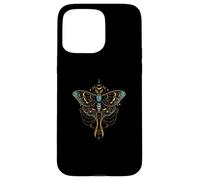 Ornate Boho Butterfly Blue Fantasy Magical Graphic Carcasa para iPhone 15 Pro Max