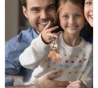 Ornement Porte-Clés - Souvenir du Nouvel An Lunaire | Porte-Clés Chanceux Cheval Symbolique Chinois | Pour Adultes, Femmes, Filles, Collectionneurs, Étudiants, École, Voyage