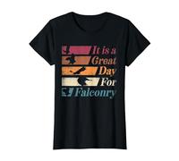 Ornitología Cetrero Es un Gran día para la cetrería Camiseta, Mujer, Negro, 3XL