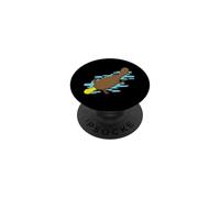 Ornitorrinco Australiano en Agua de un Bosque PopSockets PopGrip Adhesivo