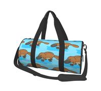 Ornitorrinco Divertido Australiano, Bolsa de Viaje de Gran Capacidad, Bolso Redondo, Bolsa de Viaje Deportiva, Bolsa de Mano, Bolsa de Fitness