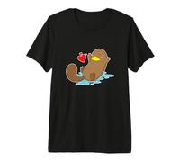 Ornitorrinco Enamorado Camiseta Premium
