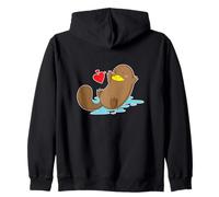 Ornitorrinco Enamorado Sudadera con Capucha